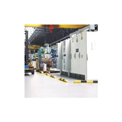 Moravia Rammschutz-Balken schwarz/gelb 76 x 3,0 mm 400 mm lang