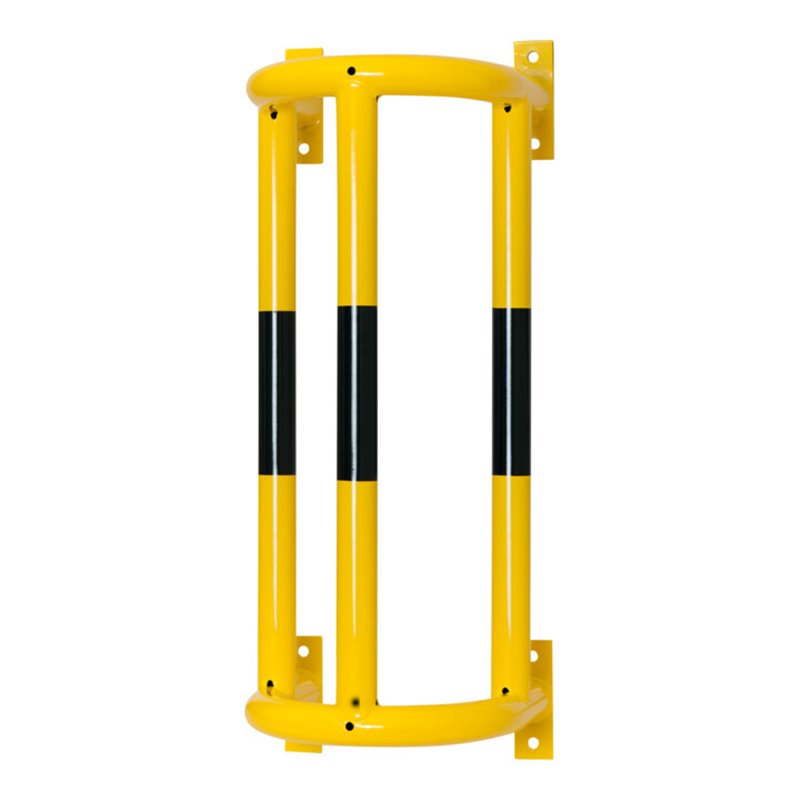 Moravia Rohrschutz Groß 1000 schwarz/gelb 1000 x 350 x 300 mm mit Wandplatten