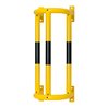 Moravia Rohrschutz Groß 1000 schwarz/gelb 1000 x 350 x 300 mm mit Wandplatten