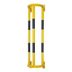 Moravia Rohrschutz Groß 1500 schwarz/gelb 1500 x 350 x 300 mm mit Wandplatten