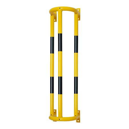 Moravia Rohrschutz Groß 1500 schwarz/gelb 1500 x 350 x 300 mm mit Wandplatten