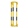 Moravia Rohrschutz Groß 1500 schwarz/gelb 1500 x 350 x 300 mm mit Wandplatten