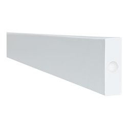 Moravia Prallschutz MORION Rechteck Flächenschutz 20 x 60 mm Länge 1000 mm weiß