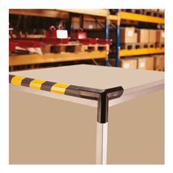 Moravia Prallschutz MORION Trapez Kantenschutz 40/40 Innenecke zweischenkelig schwarz