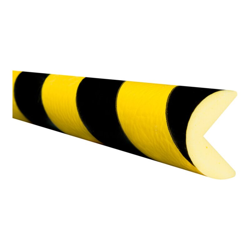 Moravia Prallschutz MORION Kreis Kantenschutz 40 x 40 mm Länge 5000 mm gelb/schwarze