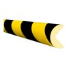Moravia Prallschutz MORION Kreis Kantenschutz 40 x 40 mm Länge 5000 mm gelb/schwarze