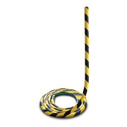 Moravia Prallschutz MORION Kreis Kantenschutz 40 x 40 mm Länge 5000 mm gelb/schwarze
