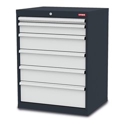 STIER Schubladenschrank mit 6 Schubladen