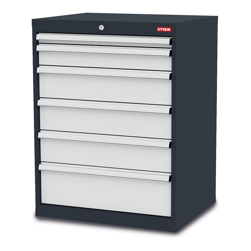 STIER Schubladenschrank mit 6 Schubladen