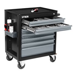 STIER Werkstattwagen BLACK-Edition, leer