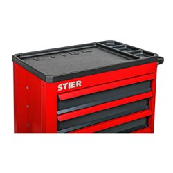 STIER Werkstattwagen Basic mit Kunststoffabdeckung leer