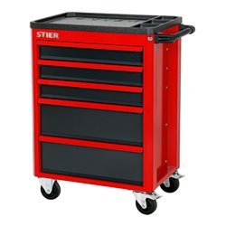 STIER Werkstattwagen Basic mit Kunststoffabdeckung leer