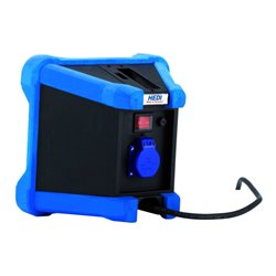 Arbeitsleuchte HEDI LEDCube, blau/schwarz, 35 Watt, IP44