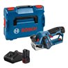 Bosch Akku-Hobel GHO 12V-20 mit 2 x 3,0 Ah Li-Ion Akku L-BOXX