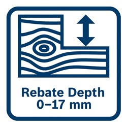 Bosch Akku-Hobel GHO 12V-20 mit 2 x 3,0 Ah Li-Ion Akku L-BOXX