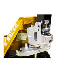 STIER Gabelhubwagen Tragkraft 2500kg Gabellänge 1150mm Nylon-Reifen gelb