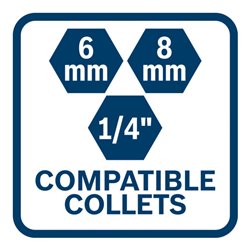 Bosch Akku-Kantenfräse GKF 12V-8 mit 2 x 3,0 Ah Li-Ion Akku L-BOXX