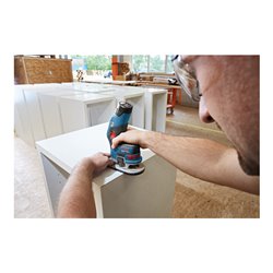 Bosch Akku-Kantenfräse GKF 12V-8 mit 2 x 3,0 Ah Li-Ion Akku L-BOXX