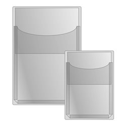 Eichner selbstklebende Tasche aus transparenter Vinyl-Folie DIN A4 10 Stk.