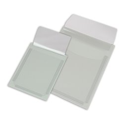 Eichner selbstklebende Tasche aus transparenter Vinyl-Folie DIN A4 10 Stk.