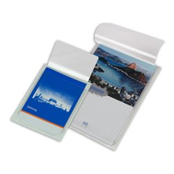 Eichner selbstklebende Tasche aus transparenter Vinyl-Folie DIN A4 10 Stk.