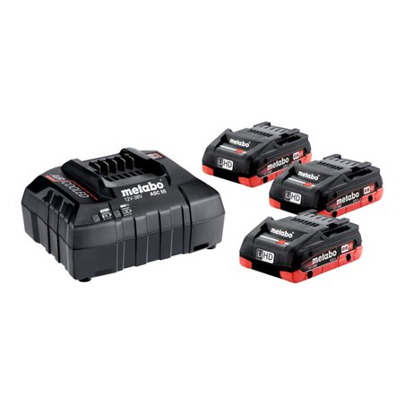 METABO Akku-Starter-Set LiHD, Akkukapazität: 4Ah