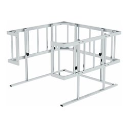 MUNK Schutzkorb eckig mit absenkbarer Fußleiste