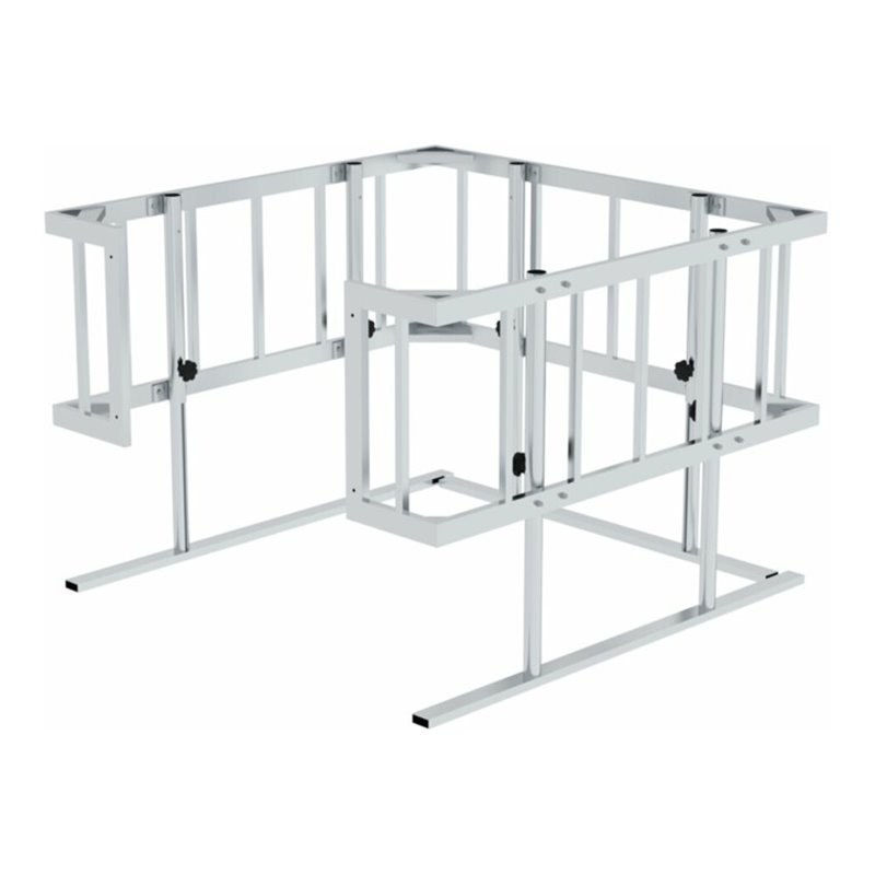 MUNK Schutzkorb eckig mit absenkbarer Fußleiste