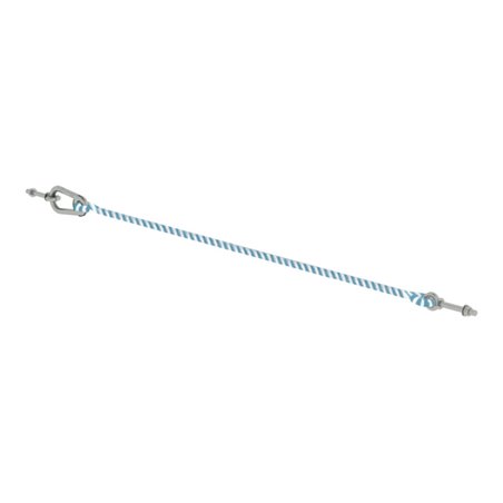 MUNK Sicherungsseil mit Karabinerhaken 850mm