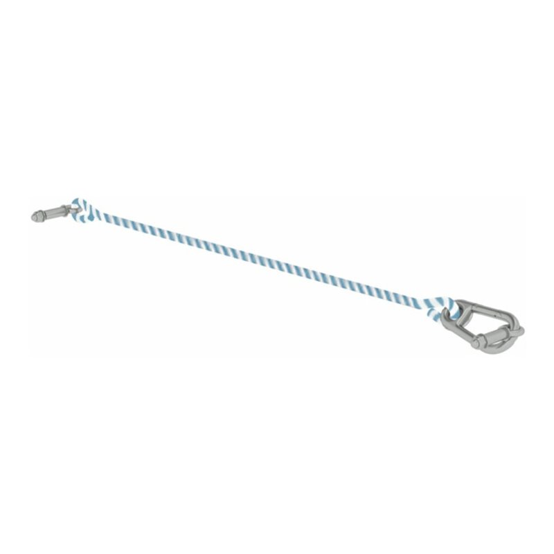 MUNK Sicherungsseil mit Karabinerhaken 600mm