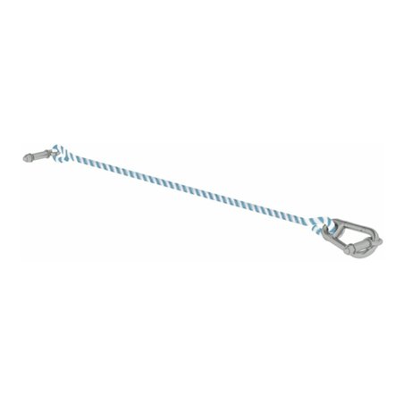 MUNK Sicherungsseil mit Karabinerhaken 600mm