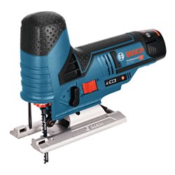 Bosch Akku-Stichsäge GST 12V-70 mit 2 x 3,0 Ah Li-Ion Akku L-BOXX
