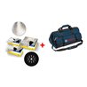 Bosch Trockenbau-Set, sia Schleifscheibe 7500 + Zwischenscheibe + Handwerkertasche, 153-teilig