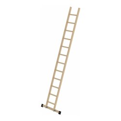 MUNK Holz-Anlegeleiter Traverse 12 Sprossen