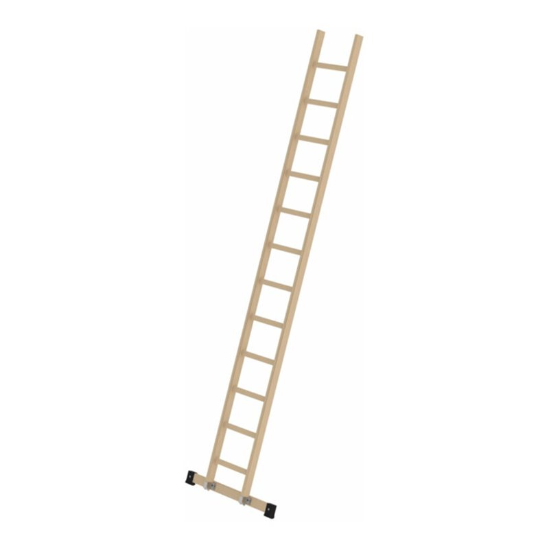MUNK Holz-Anlegeleiter Traverse 12 Sprossen