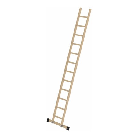 MUNK Holz-Anlegeleiter Traverse 12 Sprossen