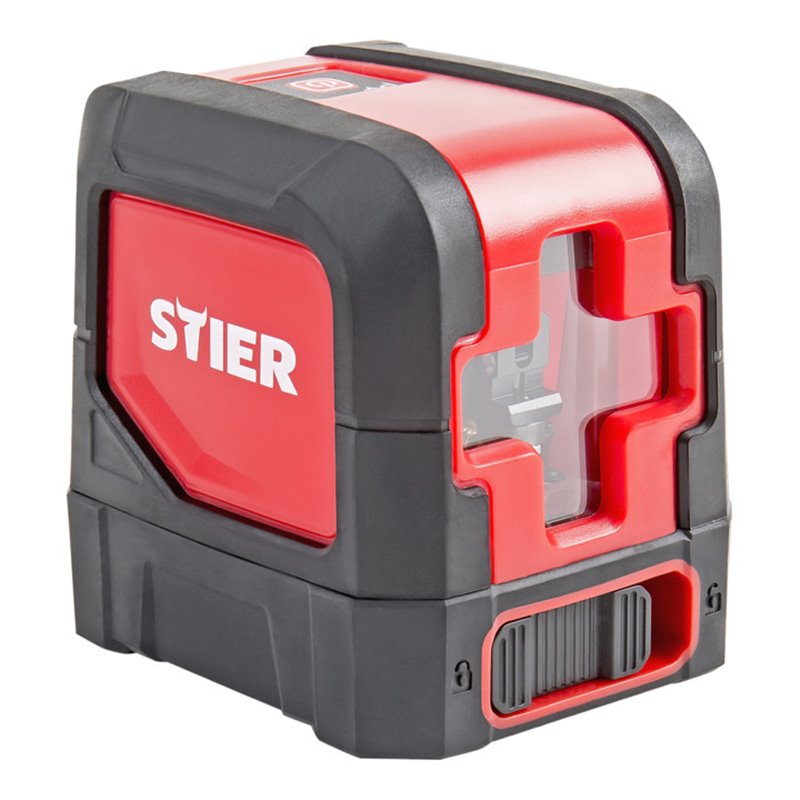 STIER Kreuzlinienlaser 2x120° 635 nm rot