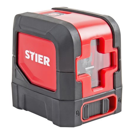 STIER Kreuzlinienlaser 2x120° 635 nm rot