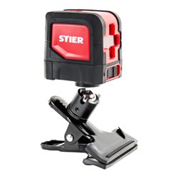 STIER Kreuzlinienlaser 2x120° 635 nm rot