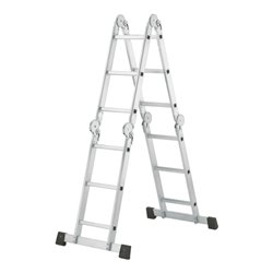 Hailo M60, Aluminium-Universalleiter, 4x3 Sprossen