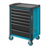 HAZET Werkstattwagen Assistent 179N-7/137 Schubladen flach: 5 x 77 x 522 x 398 mm Schubladen hoch: 2 x 162 x 522 x 398 mm