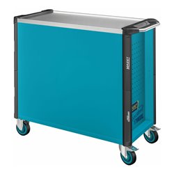 HAZET Werkstattwagen Assistent 179NXXL-8 Schubladen flach: 7 x 77 x 870 x 398 mm Schubladen hoch: 1 x 162 x 870 x 398 mm