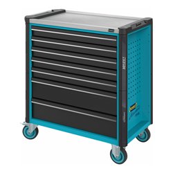 HAZET Werkstattwagen Assistent 179NXL-7/265 Schubladen flach: 5 x 77 x 696 x 398 mm Schubladen hoch: 2 x 162 x 696 x 398 mm