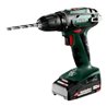 Metabo Akku-Bohrschrauber BS 18 metaBOX 145 18V 2x2Ah Li-Power + SC 30