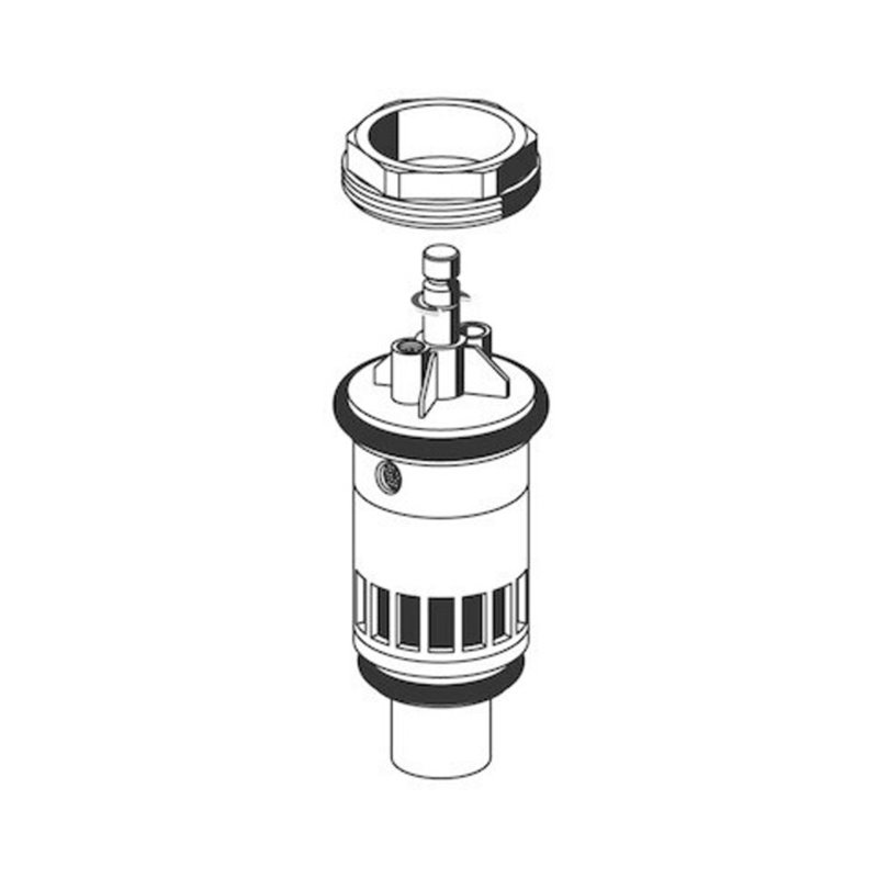 Schell Kartusche SCHELLOMAT BASIC kompl., f Urinal Spülarmatur, verchromt