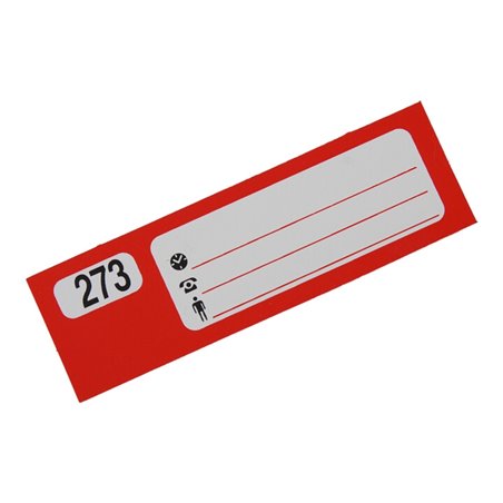 Verkehrsspiegel H800xB1000mm Kunststoff,rot/weiß 27m