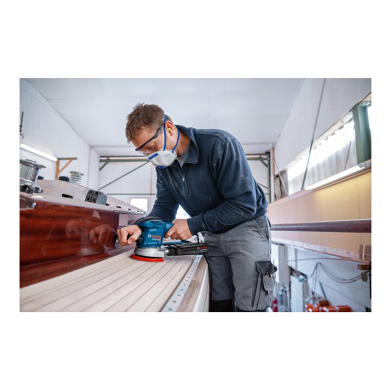 Sprintus Wischset Mopphalter, Alu-Teleskopstiel, Mopp Mikrofaser weiß/blau B400xL1450mm