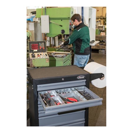 Schulte Anbauregal Steckregal MULTIplus250 3000 x 750 x 300 mm 7 Fachböden Kreuzstrebe RAL 7035 lichtgrau