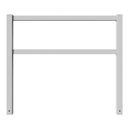 Schulte Anbauregal Weitspannregal WS 2000 mit Stahlböden 2500 x 2250 x 400 mm verzinkt 4 Ebenen Fachlast 400 kg Feldlast 1.600 k