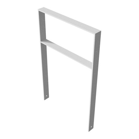 Schulte Anbauregal Weitspannregal WS 2000 mit Spanplatten 3000 x 2250 x 800 mm verzinkt 5 Ebenen Fachlast 400 kg Feldlast 2.000 